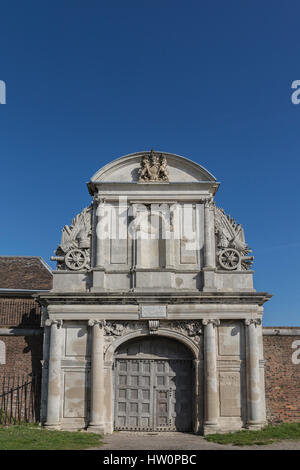 Das Wassertor in Tilbury Fort Stockfoto