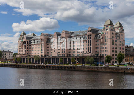 Betonbau in Oslo, Norwegen. Juni 2014 Stockfoto