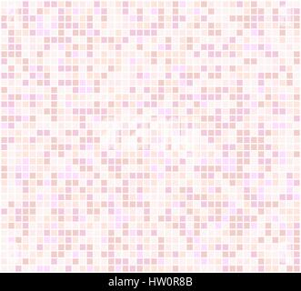 Geometrische Musterdesign. Mosaik modernen Hintergrund. Abbildung. Vektor. Quadrate. Rosa, lila Stock Vektor