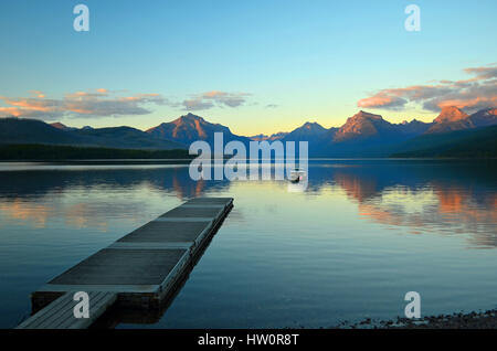 Lake McDonald, Glacier National Park, Montana, USA Stockfoto