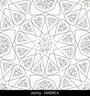 Klassische islamische Musterdesign. Vektor Stock Vektor