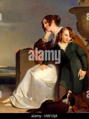 Mutter und Sohn von Thomas Sully Stockfoto