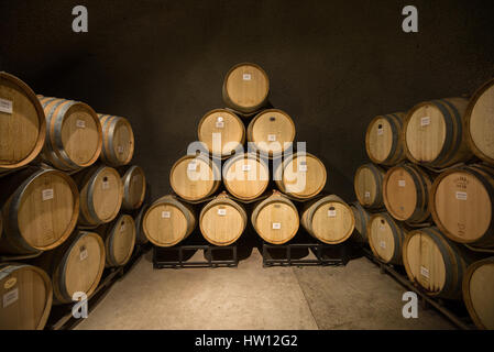 Eberle Weingut in Paso Robles, California bekannt für seine Wein Höhlen und Verkostungsraum. Stockfoto