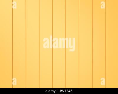 gelb lackierte Holz-Holz-Hintergrund Stockfoto