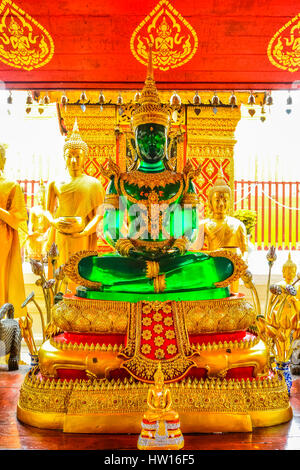Smaragd Buddha Statue-Wat Phrathat Doi Suthep Stockfoto