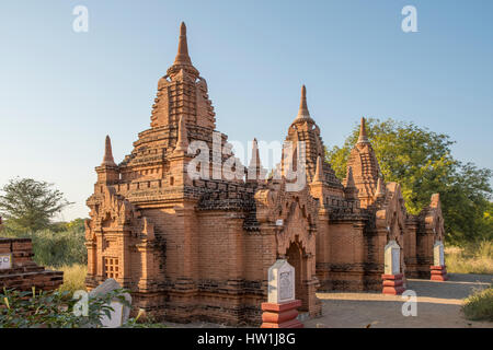 KHE-Min-Kha-Tempel in Bagan, Myanmar Stockfoto