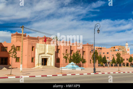 Gebäude in Kalaat M'Gouna, eine Stadt in Marokko Stockfoto