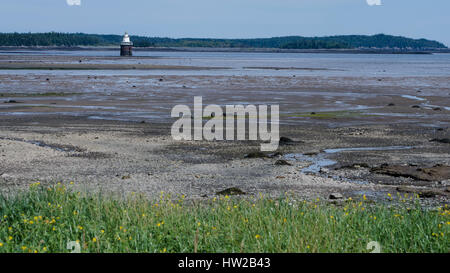 Bay Of Fundy Leuchtturm Stockfoto