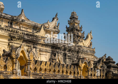 Maha Aung Mye Bon Zan Kloster, Inwa, Myanmar Stockfoto