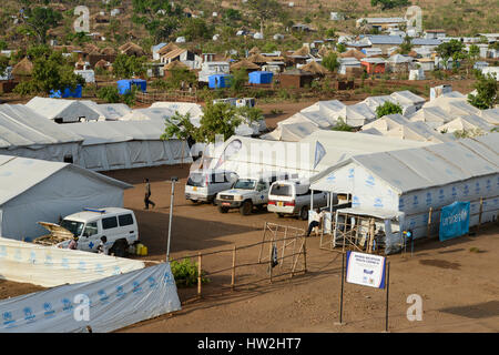 UGANDA, Arua, Yumbe, Süden sudanesische Flüchtlinge in Bidi Bidi Flüchtling Siedlung / Suedsudanesische Fluechtlinge Im Fluechtlingslager Bidi Bidi Stockfoto