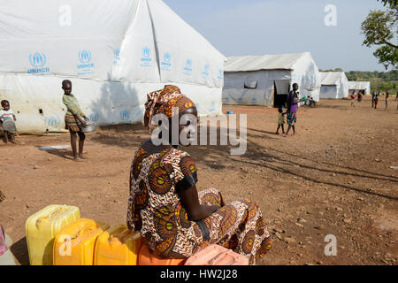 UGANDA, Arua, Süden sudanesische Flüchtlinge in Bidi Bidi Flüchtling Siedlung / Suedsudanesische Fluechtlinge Im Fluechtlingslager Bidi Bidi Stockfoto