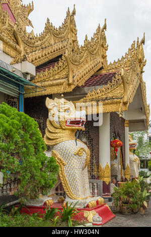 Dharmikarama-Tempel in Georgetown, Penang, Malaysia Stockfoto