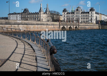 Peblinge Sø, Søerne (The Lakes) im zeitigen Frühjahr, Kopenhagen, Dänemark Stockfoto