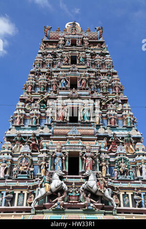 Malaysia, Kuala Lumpur, Chinatown, Sri Mahamariamman, hindu-Tempel, Stockfoto