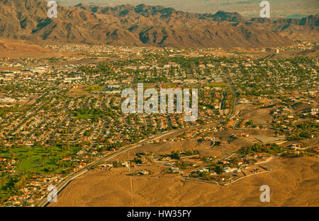 Luftaufnahme von Boulder City, Nevada Stockfoto