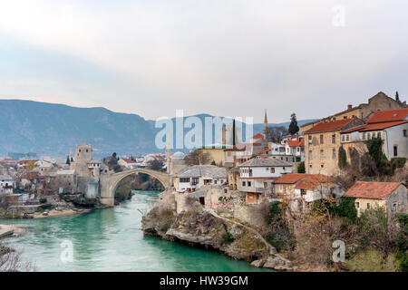 alte Brücke in Mostar Bosnien und Herzegowina Stockfoto