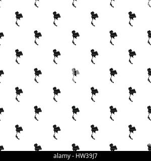 Karte von Thailand Muster, einfachen Stil Stock Vektor