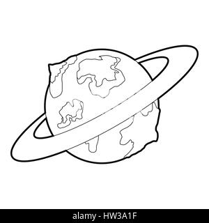 Earth Planet-Symbol, isometrischen 3d Stil Stock Vektor