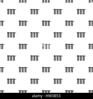 Hotel Marina Bay Sands in Singapur Muster Stock Vektor