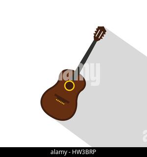 Charango, Musik Instrument Icon, flachen Stil Stock Vektor