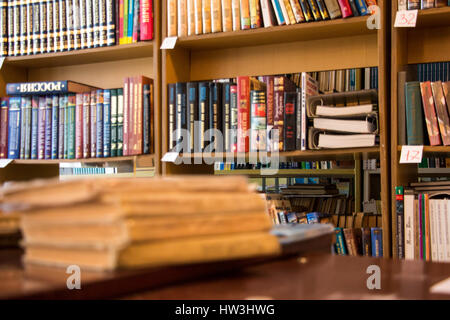 Unkonzentriert unscharfer Bücher 1 Stockfoto