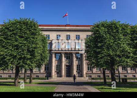 Ministerkabinett der Republik Lettland und Supreme Court Gebäude in Riga, Hauptstadt der Republik Lettland Stockfoto