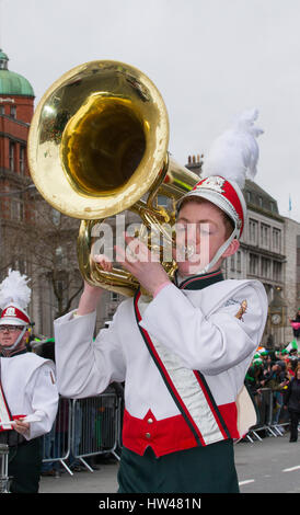 Dublin, Irland. 17. März 2017. Abgebildet auf der St. Patricks Day feiern. Bildnachweis: Peter Cavanagh/Alamy Live-Nachrichten Stockfoto