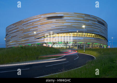 Außenansicht des Derby Arena, UK. Stockfoto