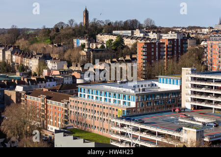 Außenansicht des ein studentisches Wohnen-block in Frogmore Straße, Bristol, UK. Stockfoto