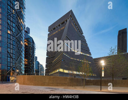 Außenansicht des Schalters House, Tate Modern, London, UK. Stockfoto