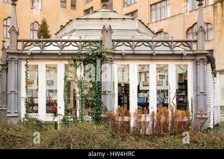 Alte Bibliothek. Budaer Burgviertel Hill. Budapest Ungarn, Südost-Europa. Stockfoto