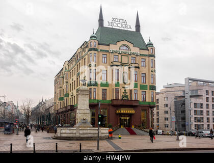 Die berühmten vier-Sterne-Hotel Moskva im Zentrum von Belgrad Stockfoto