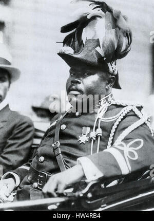 MARCUS GARVEY (1887-1940) jamaikanischer Politiker bei einem Besuch in Washington im Jahre 1922. Stockfoto