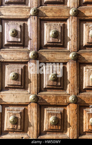 alte Tür / antike Holztür Hintergrund Stockfoto