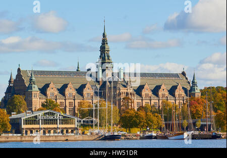 Nordiska Museet kulturhistorisches Museum, Djurgarden, Stockholm, Schweden, Scandinavia. Stockfoto