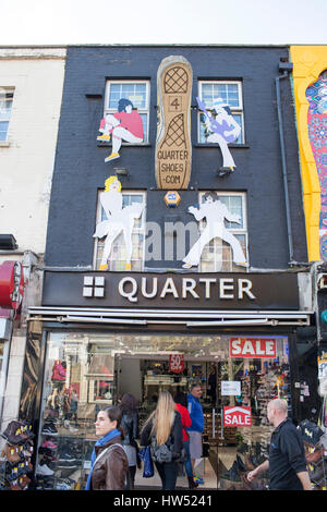 Die "Viertel-Schuh" Speichern in Camden, London. Stockfoto