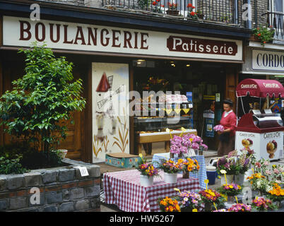 Markttag. Dieppe. Normandie. Frankreich. Stockfoto