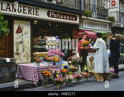 Markttag. Dieppe. Normandie. Frankreich. Stockfoto