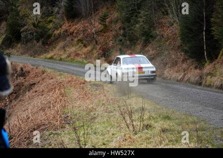 Ford Escort Rallye-Auto Stockfoto