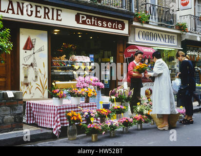 Markttag. Dieppe. Normandie. Frankreich. Stockfoto