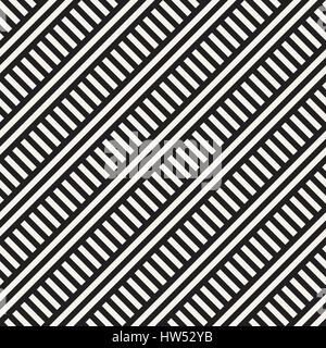 Interlacing parallele Streifen. Monochrome Musterdesign Vektor. Stock Vektor