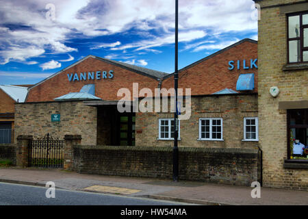 Gregory Mills, Heimat des Vanners Seidenweberei Company, Sudbury, Suffolk, UK Stockfoto