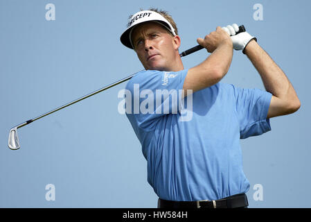 STUART APPLEBY Australien MUIRFIELD Golfplatz GULLAN Schottland 18. Juli 2002 Stockfoto