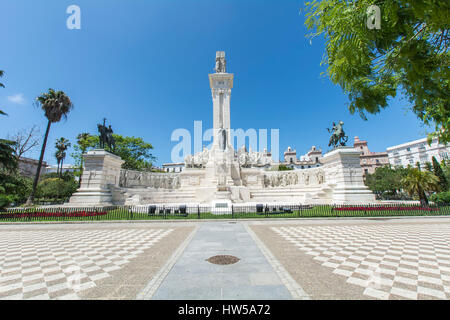 Spanien-Platz, Cadiz, Spanien (Plaza de España) Stockfoto
