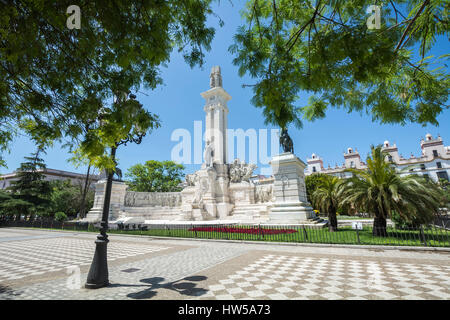 Spanien-Platz, Cadiz, Spanien (Plaza de España) Stockfoto