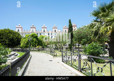 Spanien-Platz, Cadiz, Spanien (Plaza de España) Stockfoto
