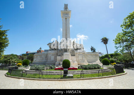 Spanien-Platz, Cadiz, Spanien (Plaza de España) Stockfoto