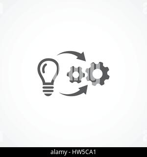 Umsetzung-Symbol Stock Vektor