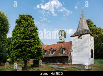 Greensted Kirche in Essex, England - die älteste Holzkirche in der Welt Stockfoto