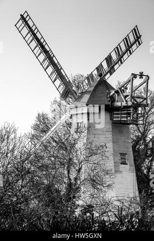 Des Königs Mühle oder Vincents Mühle am Shipley in West Sussex Stockfoto